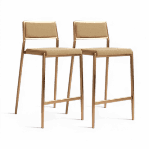 Elm Tan Stackable Stool - Set of 2