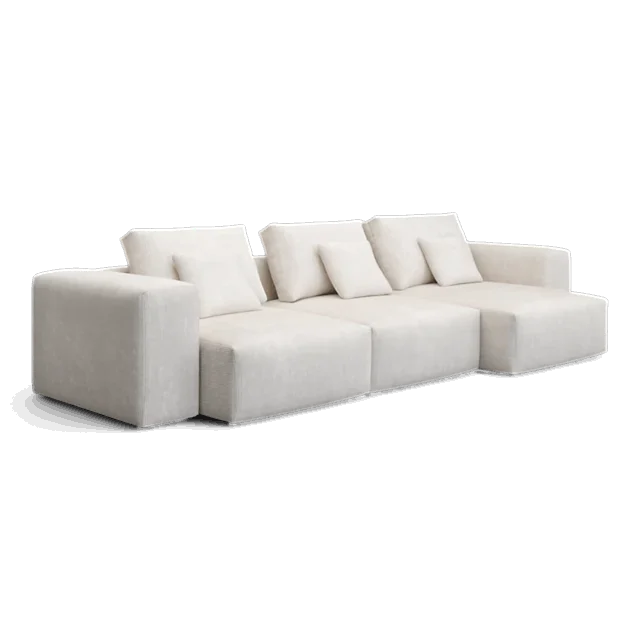 Cielo Sectional Sofa Ivory