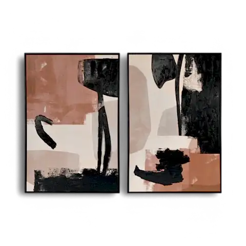 Crescent Symphony 32" x 48" (Set of 2)