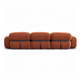 Dune Sectional Sofa Terracotta Velvet