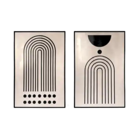 Gentle Contours 32" x 48" (Set of 2)