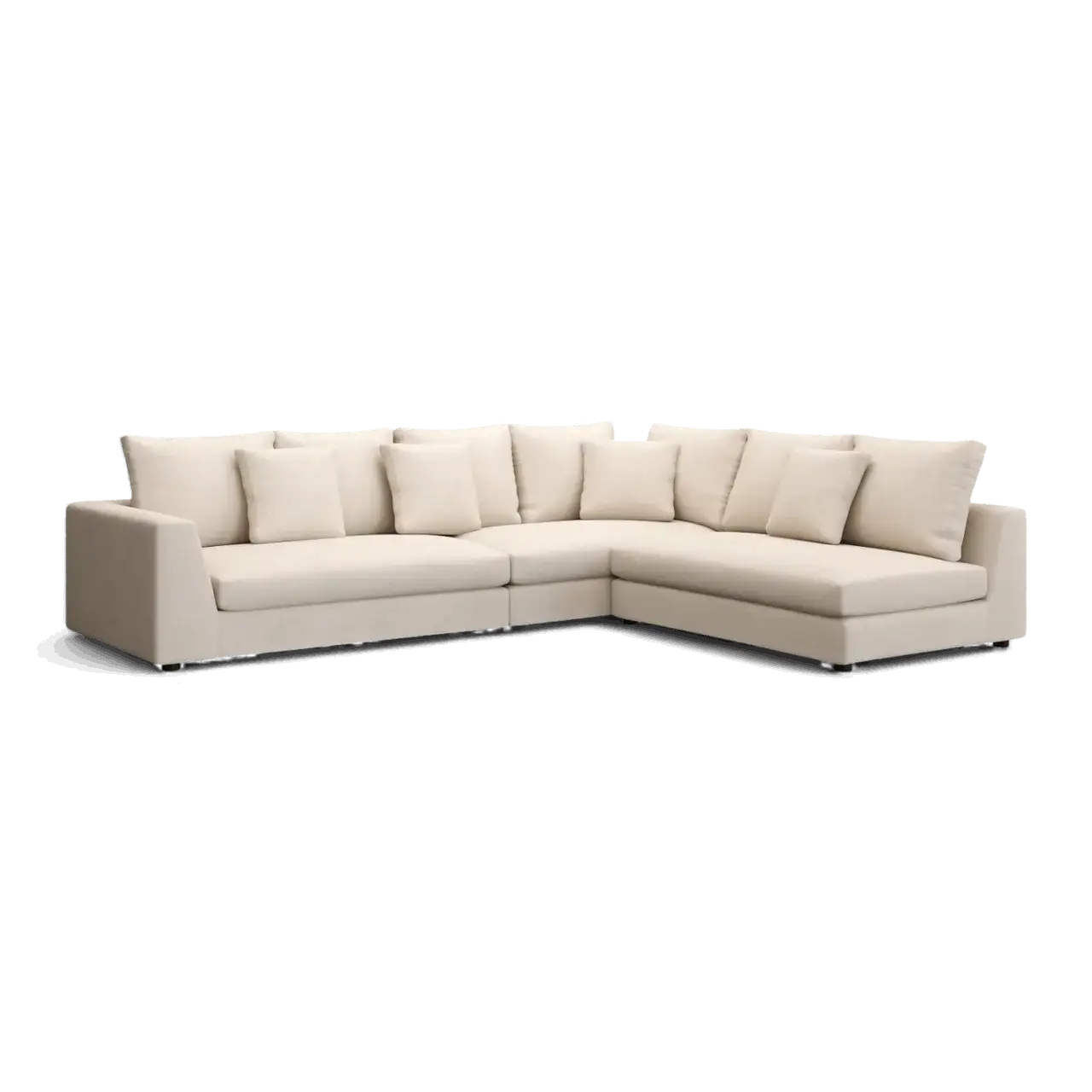 Gianni Sectional Sofa Cream