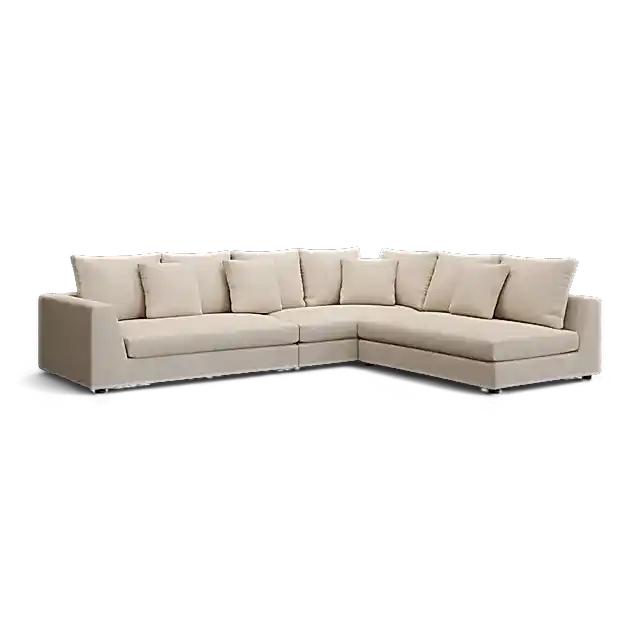 Gianni Sectional Sofa Cream