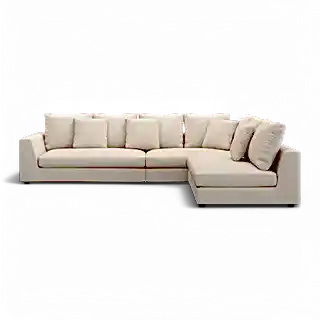 Gianni Sectional Sofa Cream