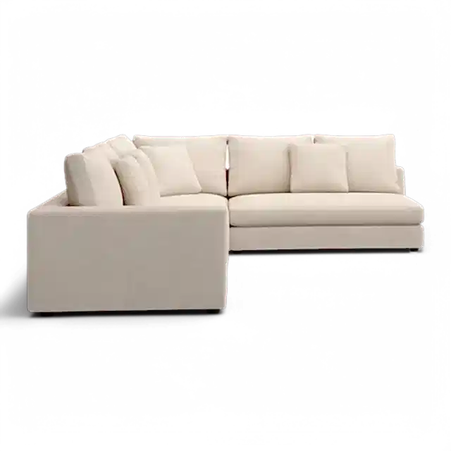 Gianni Sectional Sofa Cream