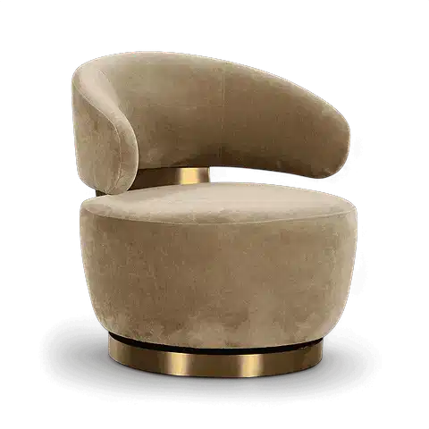 Polaris Fabric Swivel Chair