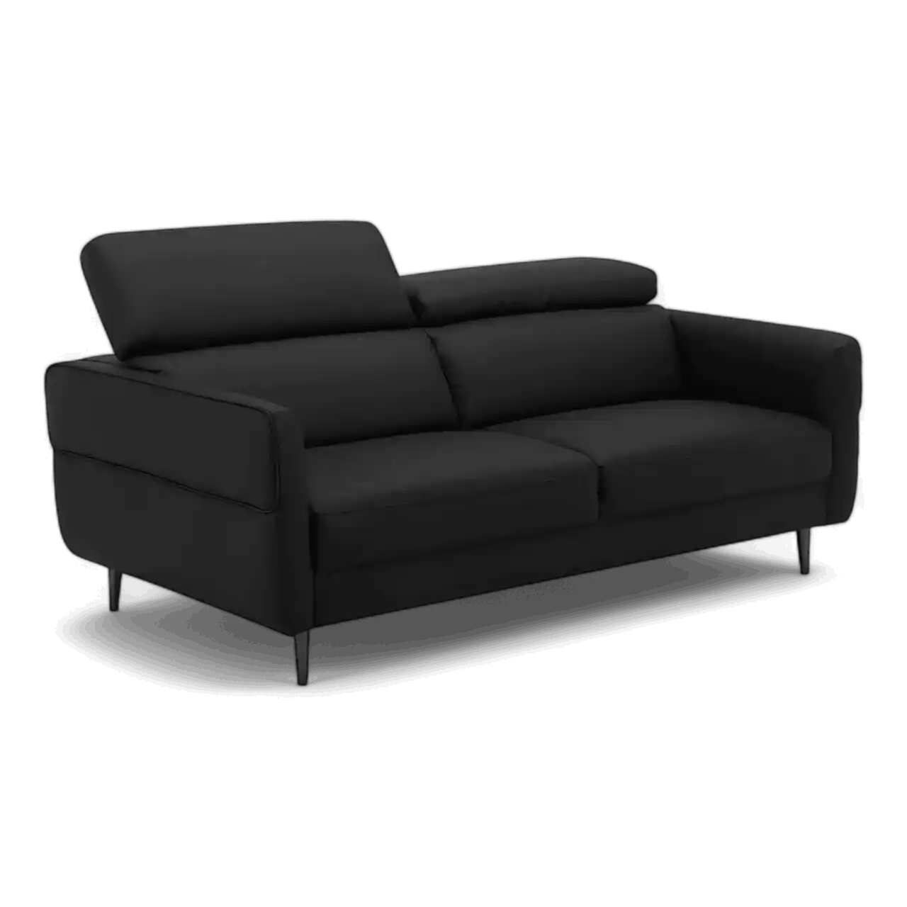 Luca 3 Seater Sofa Black