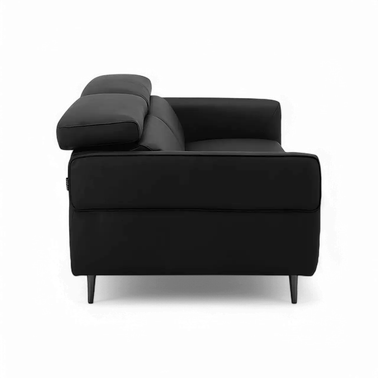 Luca 3 Seater Sofa Black