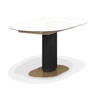 Luna Extendable Dining Table White