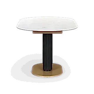 Luna Extendable Dining Table White