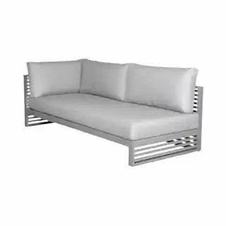 Mallorca Outdoor Sectional Sofa Gray