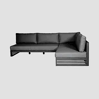 Mallorca Outdoor Sectional Sofa Gray