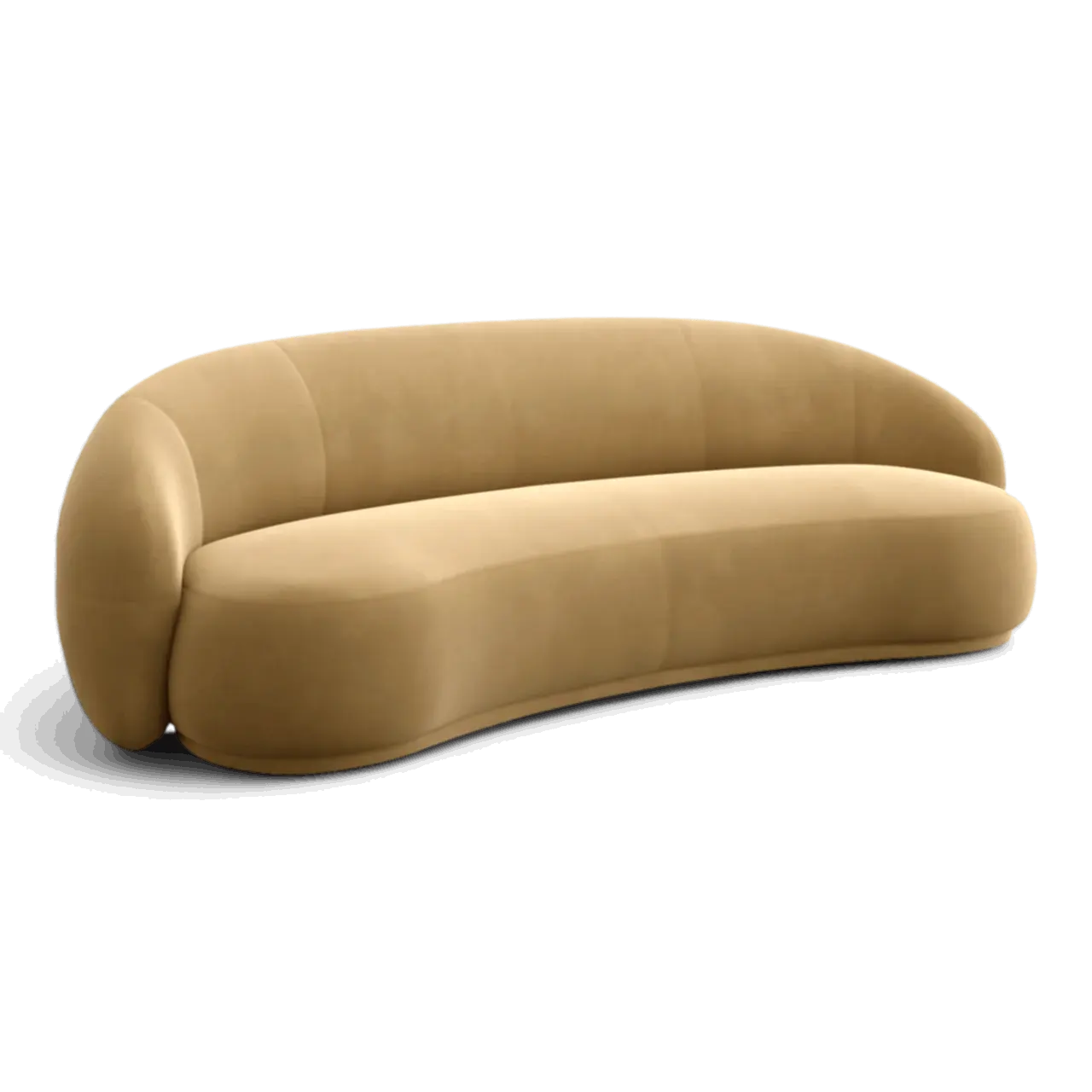 Nido Sofa Camel Velvet | Modani x Kobi Karp Limited Edition