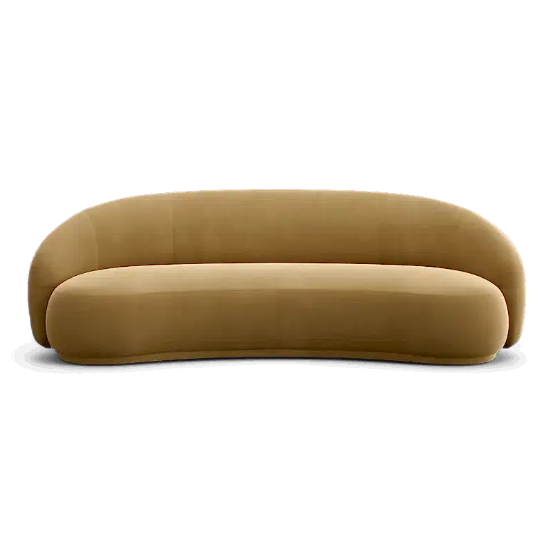 Nido Sofa Camel Velvet | Modani x Kobi Karp Limited Edition