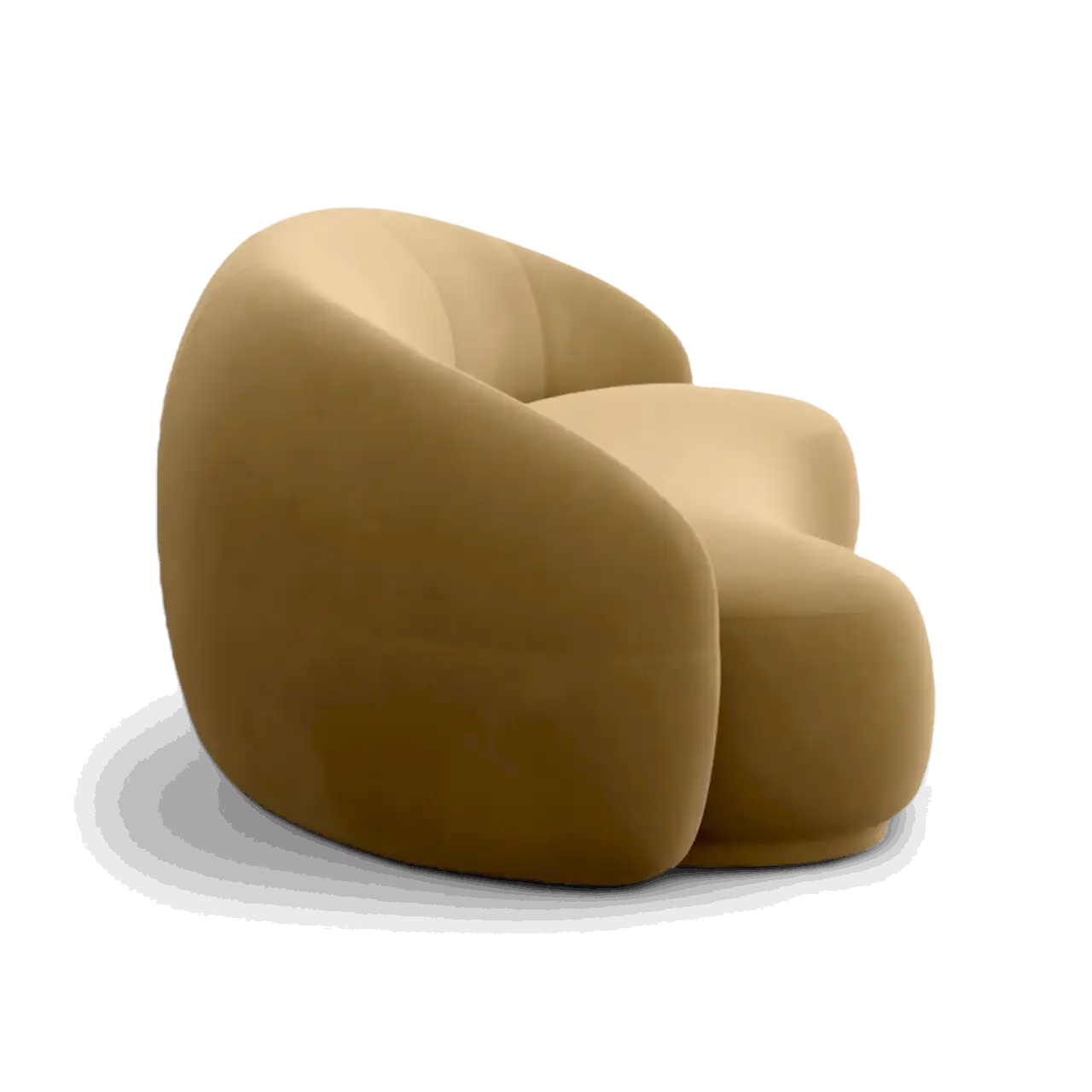 Nido Sofa Camel Velvet | Modani x Kobi Karp Limited Edition