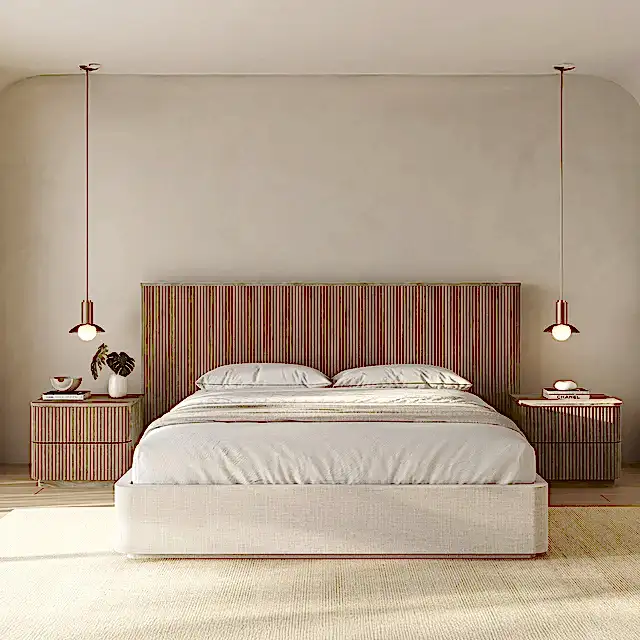 Oxford Bed Greige Oak