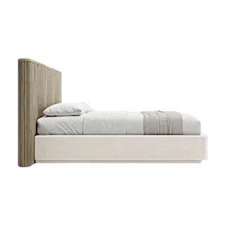 Oxford Bed Greige Oak