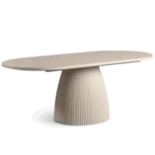 Oxford Rectangular Dining Table Alabaster