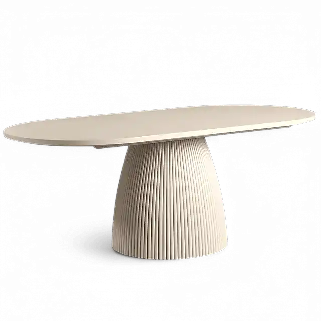 Oxford Rectangular Dining Table Alabaster