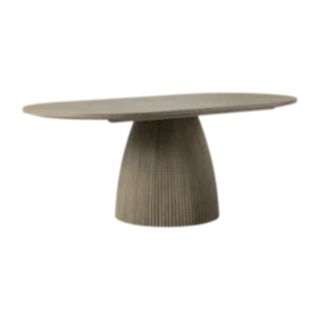 Oxford Rectangular Dining Table Greige Oak