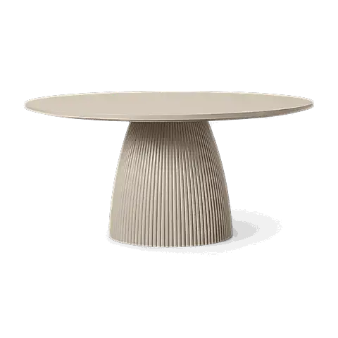 Oxford Round Dining Table Alabaster