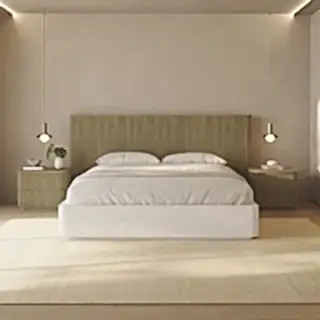 Oxford Bed Greige Oak