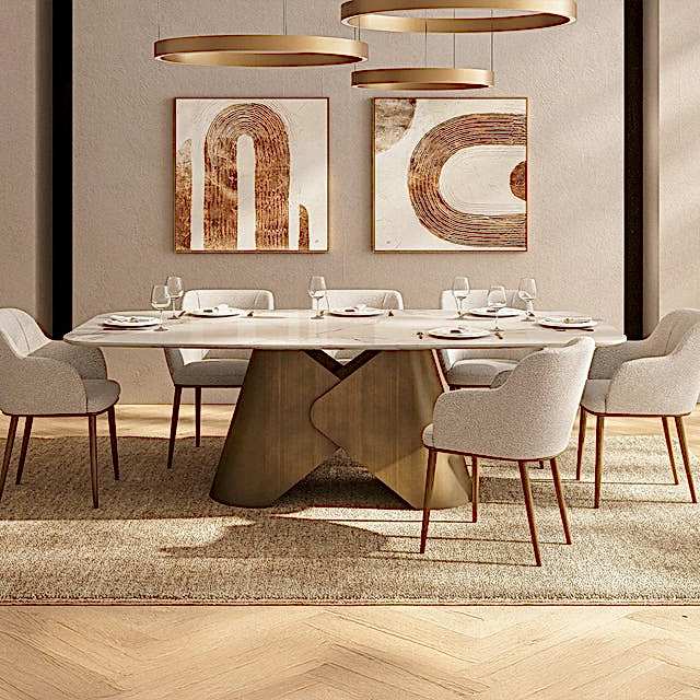 Siena Dining Table White